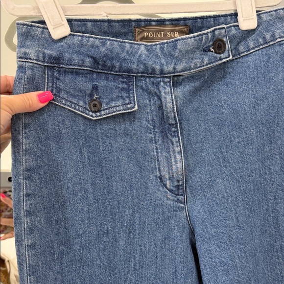 Stylish Denim Wide Leg Jeans - Picture 4 of 6